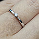 Золотое кольцо 17р с бриллиантами 0.07Ct 2/3 А - фото 3 - id-p118608895
