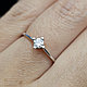 Золотое кольцо 18,5р с бриллиантами 0.19Ct 2/3 А - фото 9 - id-p118608886