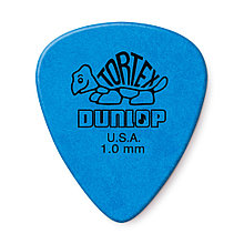 Медиатор, толщина 1.0 мм, Dunlop Tortex Standard 418R1.0