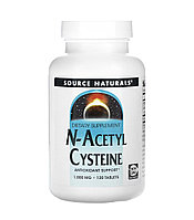 Source naturals N-ацетилцистеин, 1000мг, 120 таблеток