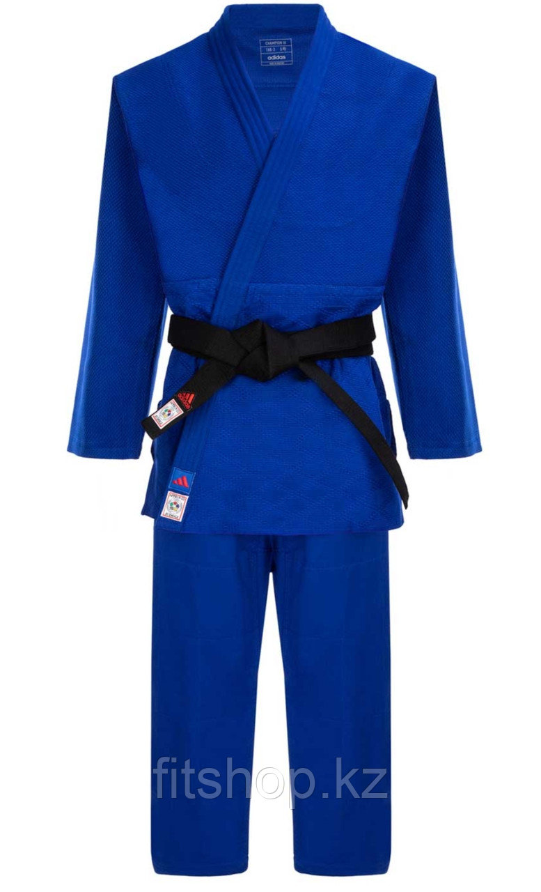 Кимоно для дзюдо Adidas Champion 3 Original IJF синее