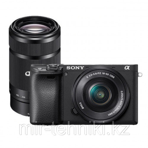 Фотоаппарат Sony A6400 kit 16-50mm f/3.5-5.6 OSS + Sony 55-210mm f/4.5-6.3 E (меню на русском языке)