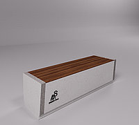 Скамейка уличная из мраморного камня