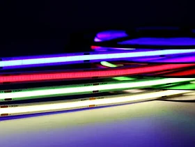 Светодиодная лента COB 12v (синий, красный, зеленый) 10 метров