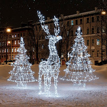 Новогодние световые олени