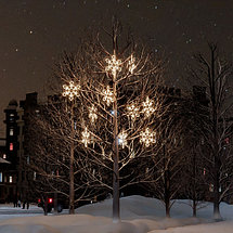 Cветовые снежинки