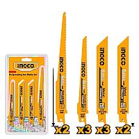 Набор пильных полотен для сабельной пилы INGCO 10 шт., RSB1002