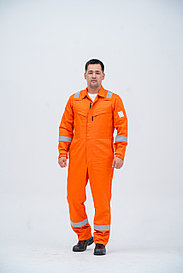 PROSAFE 1104,  комбинезон огнеcтойкий летний,с антистатиком, цвет оранжевый.