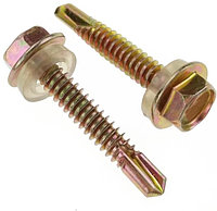 Шуруп кровельный металл-металл (жёлтый)