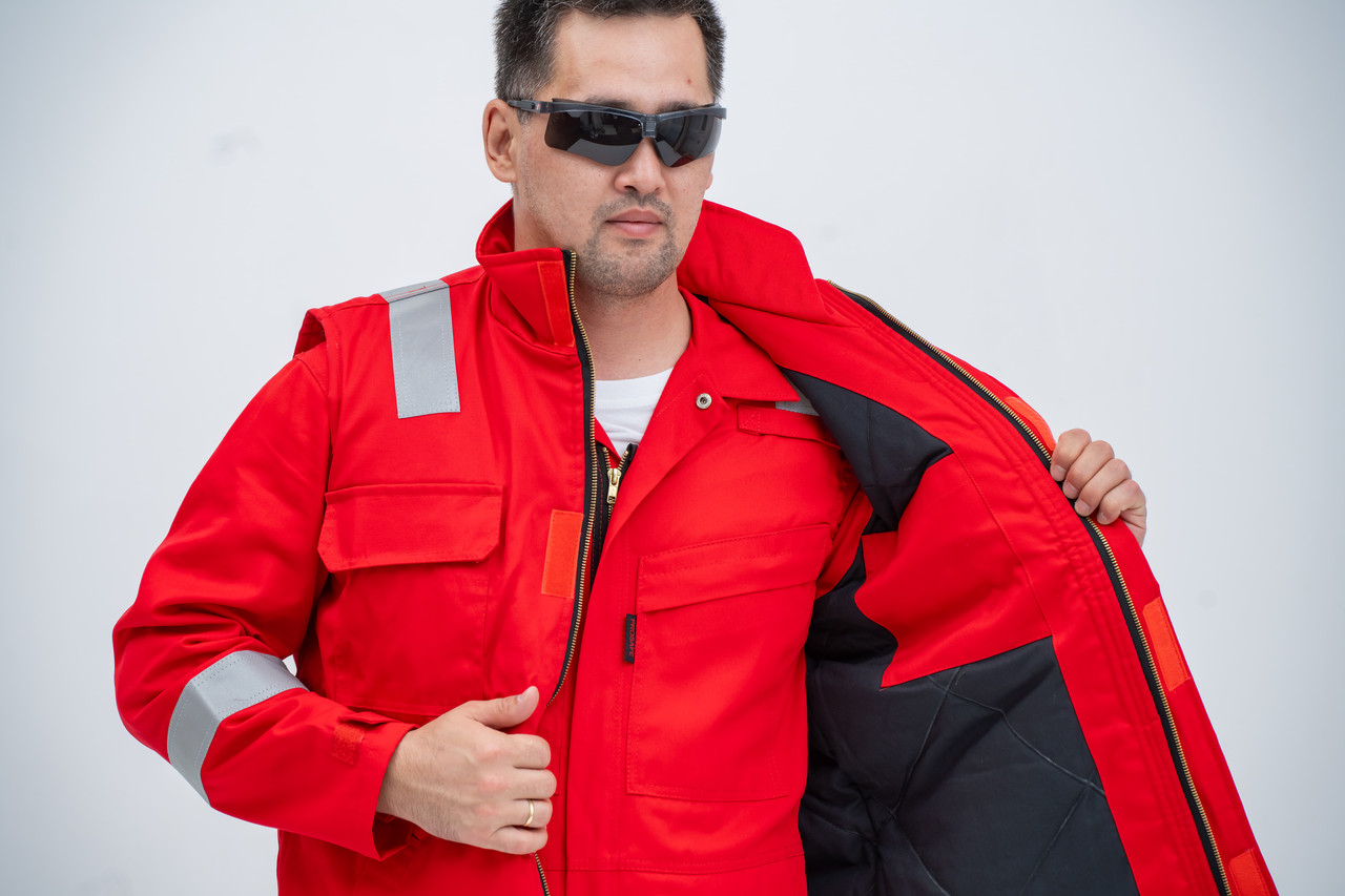 PROSAFE PS7001 жилет огнестойкий и антистатик, утепленный, цвет красный