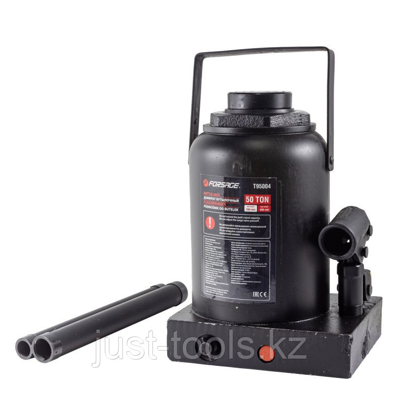 Forsage Домкрат бутылочный гидравлический 50т с клапаном (h min-260мм, h max-480мм) 51361 F-T95004(DS)