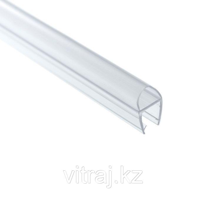 Профиль DG-4 уплотнительный прозрачный белый для душевой | 3000мм.| 10мм. | FGD-91.1CL, фото 1