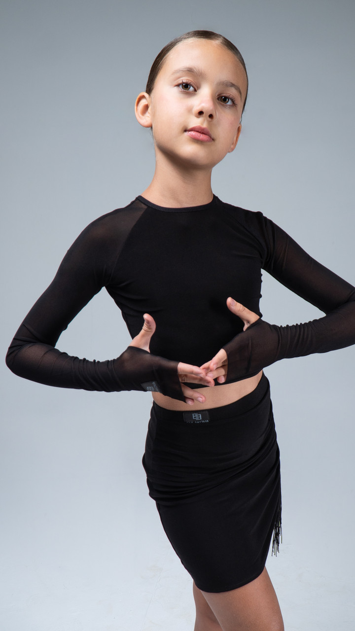 Топ для спортивно-бальных танцев TSB-025 - фото 1 - id-p118670789