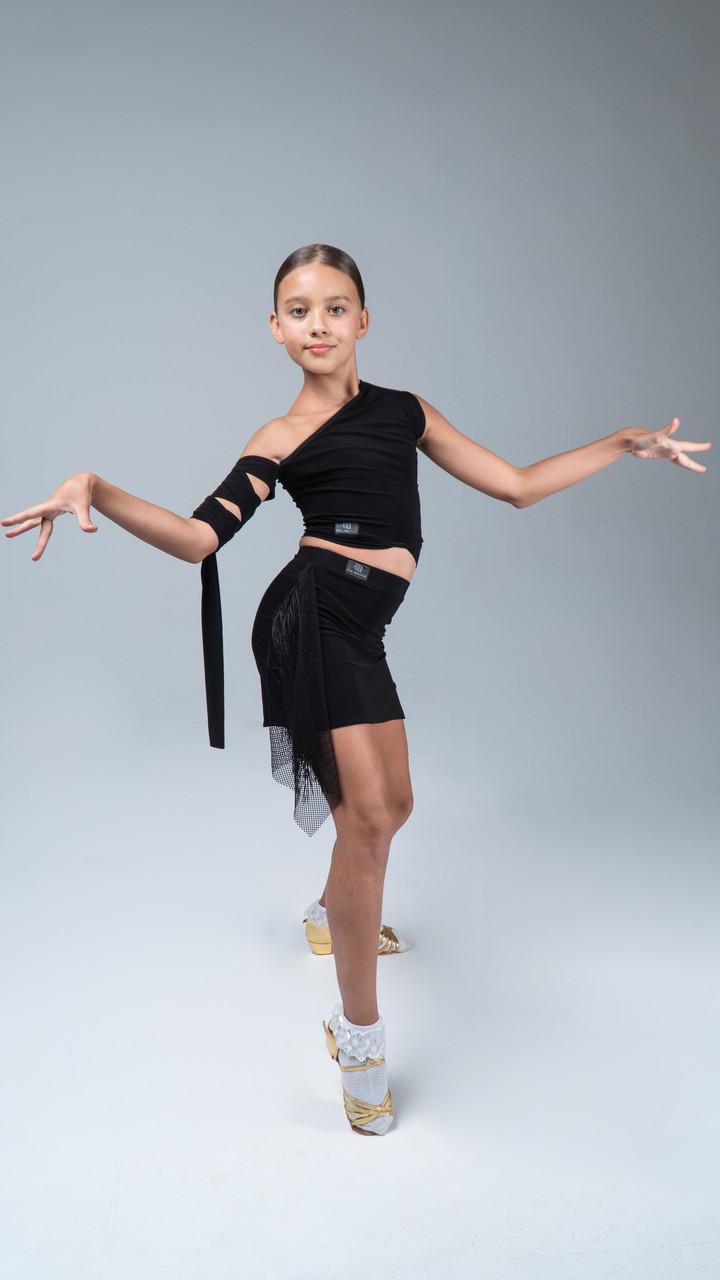 Топ для спортивно-бальных танцев TSB-028 - фото 1 - id-p118670823