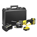 Аккумуляторная угловая шлифмашина Stanley SFMCG400M2K, фото 3
