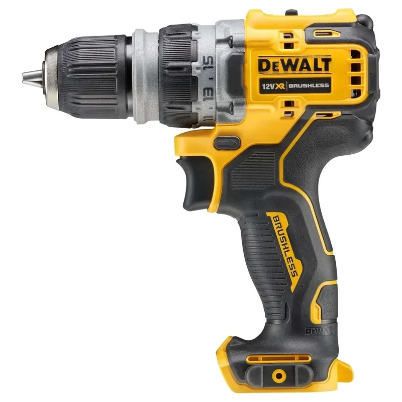 Дрель-шуруповерт бесщёточный аккумуляторный со сменными насадками DeWALT DCD703NT-XJ, фото 1