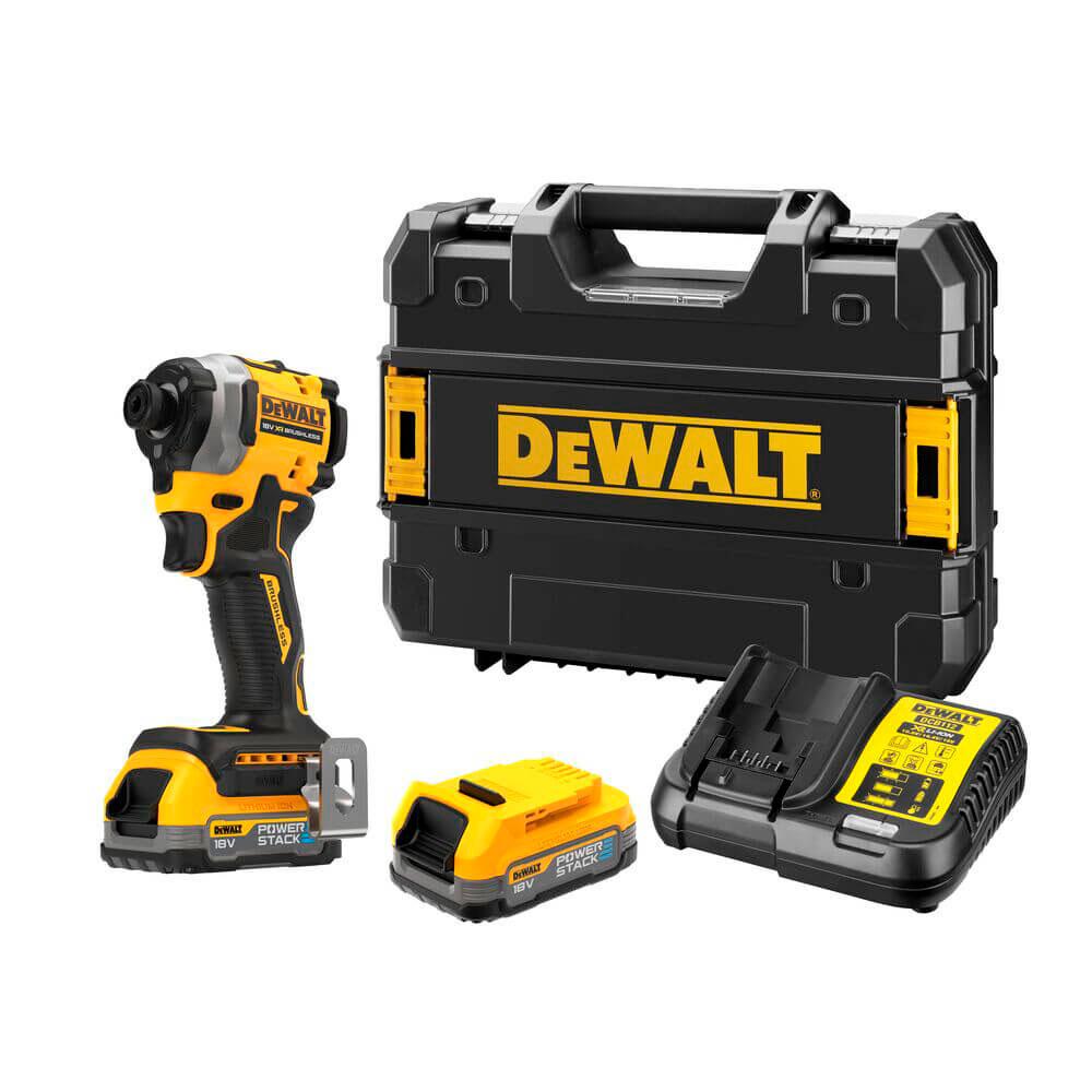 Шуруповерт аккумуляторный ударный бесщёточный DeWALT DCF850E2T-QW, фото 1