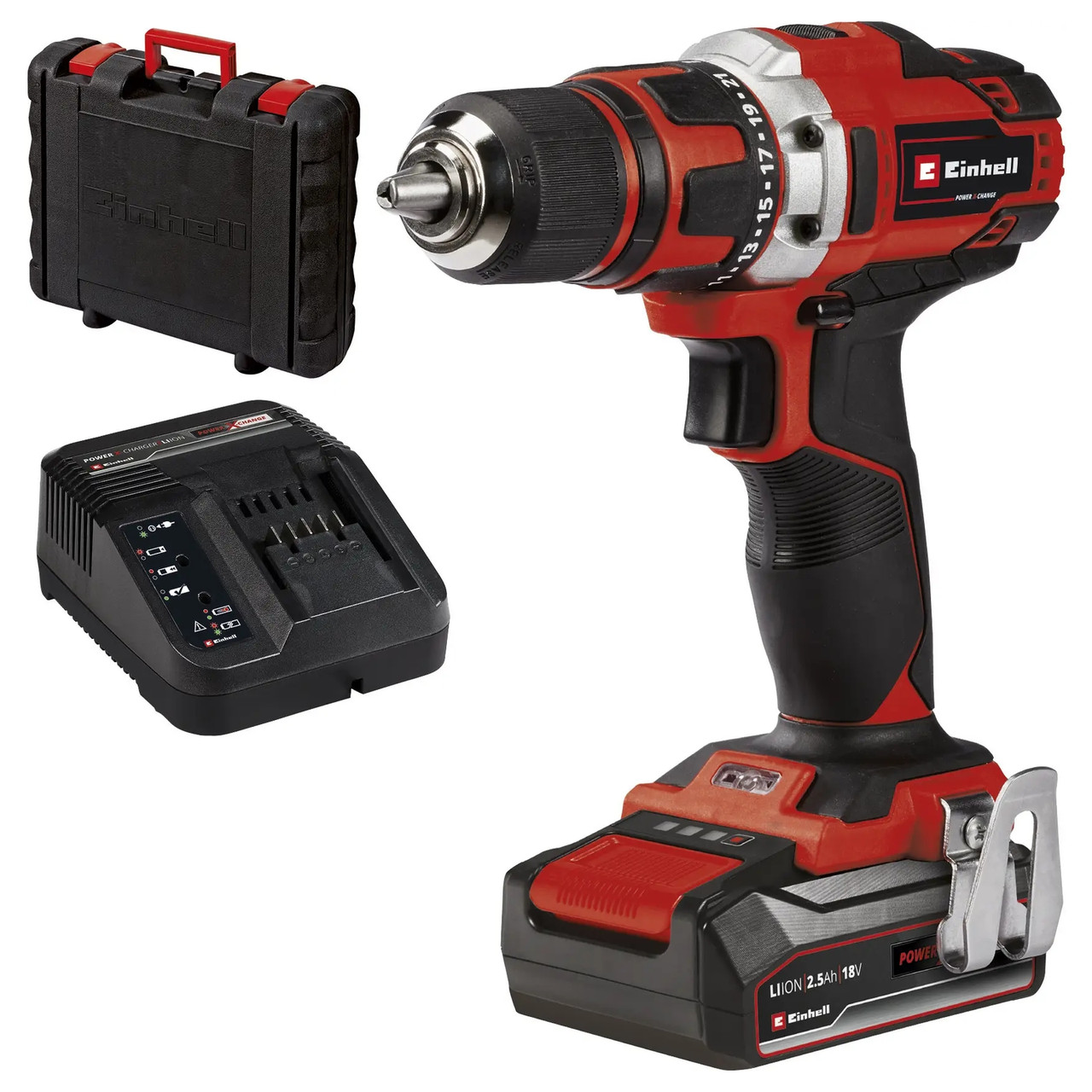 Шуруповерт Einhell TE-CD 18/40-1 Li 1x2.5Ah 4513948, фото 1
