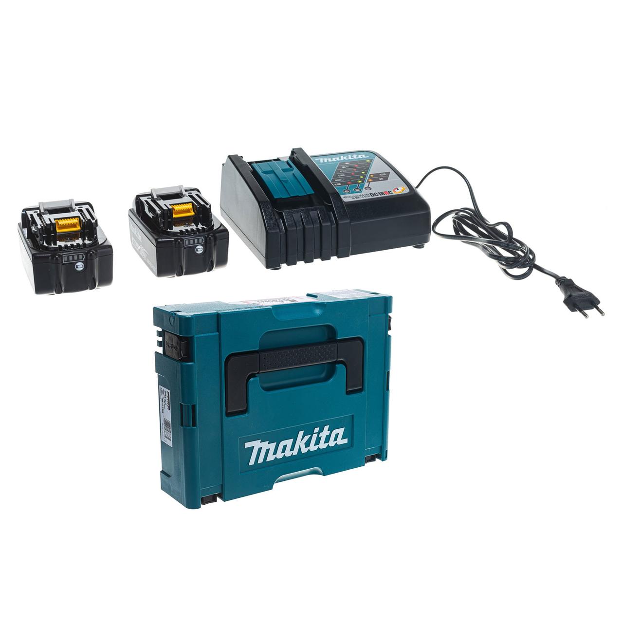 Набор Makita аккумулятор BL1840B "LXT" 18V 4.0Ah Li-ion 2шт. + зарядное устройство DC18RC "LXT" 18V 9A Li-ion