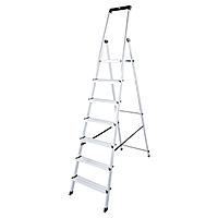 Стремянка алюминиевая KRAUSE "MONTO" SOLIDY 1х7 126252