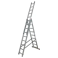 Лестница трехсекционная универсальная KRAUSE CORDA 3х9 013392