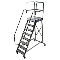 Лестница передвижная с площадкой KRAUSE 1х8 820068