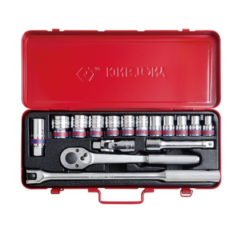 King Tony 1/2" Набор дюймовых головок 12-гр. 3/8" - 1-1/16" (16пр.), фото 1