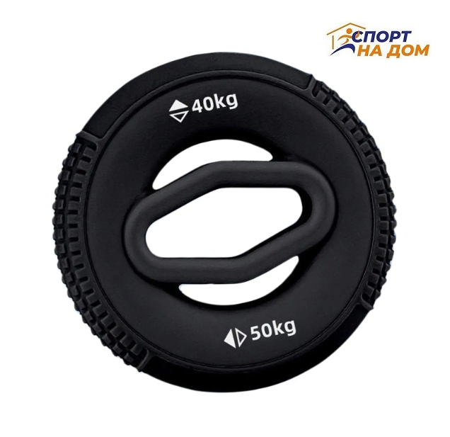 Эспандер кольцо с двойным сопротивлением 40-50 LB Black