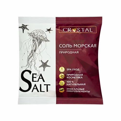 Соль косметическая CRYSTAL Морская природная , 1 кг Медикалфорт Трейд ...