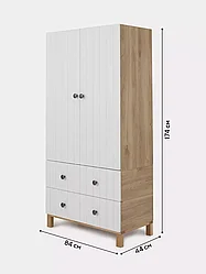 Шкаф детский Bamboo Rant, Cloud White