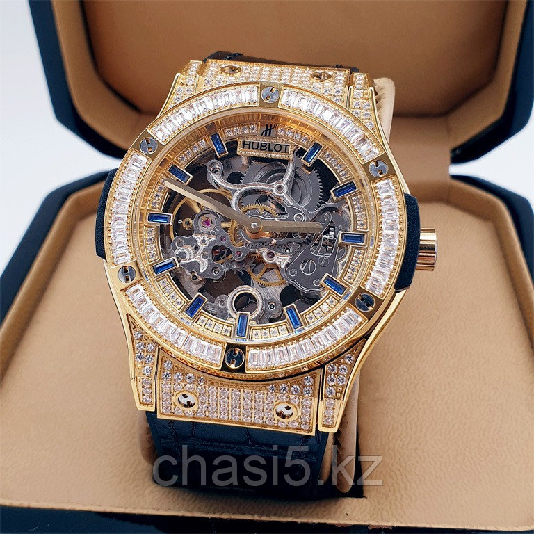Мужские наручные часы Hublot Classic Fusion Ultra-Thin Skeleton (14832)