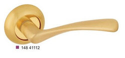 FADEX 148 41112 дверная ручка на розетке D:55 мм матовая латунь/латунь