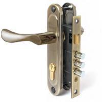 Замок врезной с ручкой LC-2603 AВ DUET АВ бронза (15шт/коробка)