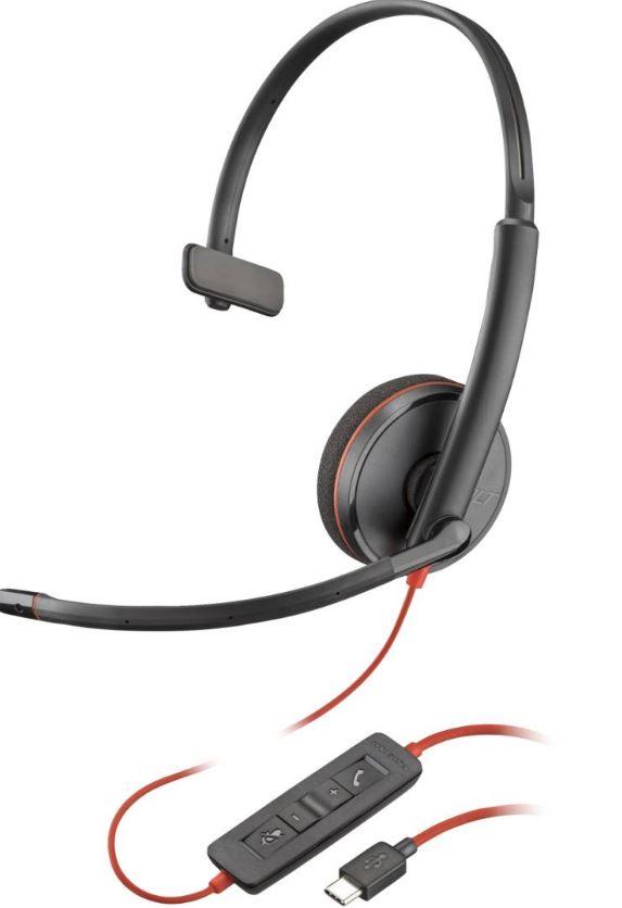 Наушники HP BLACKWIRE,C3210 USB-C (8X214AA), фото 1