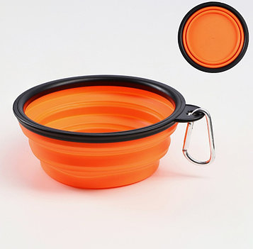 Миска складная, жёлтая, 350 мл