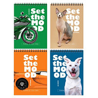 Блокнот BG "Создай настроение" на спирали, А5, 60 листов в клетку