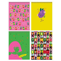 Блокнот BG "На позитиве" на спирали, А5, 80 листов в клетку