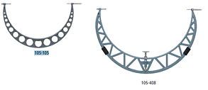 Микрометры Mitutoyo с регулируемой пяткой, серия 105