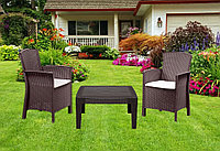 Комплект мебели Rosario Balcony Set, цвет коричневый