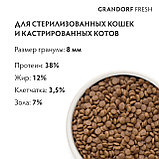 852642 GRANDORF FRESH Salmon & Potato Adult Sterilised - лосось & батат для стерилизованных кошек уп. 2 кг, фото 3