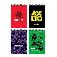 Блокнот BG "Illusion" на спирали, А6, 40 листов в клетку