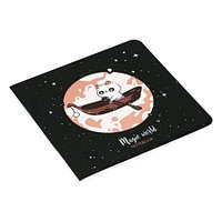 Записная книжка MESHU "Magic world" 170х170 мм, 40 л, soft-touch, без линовки, 80г/м2, на скрепке