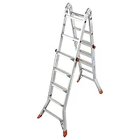 Шарнирная телескопическая лестница KRAUSE "MONTO TELEMATIC" 4x5 129963