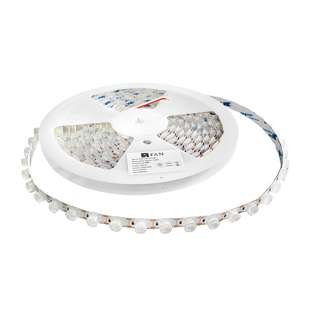 Светодиодная лента SMD3030-48L-24V  3000К. 4000К 6500К бухта (10 метров)