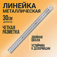 Линейка 380373 металлическая 30см