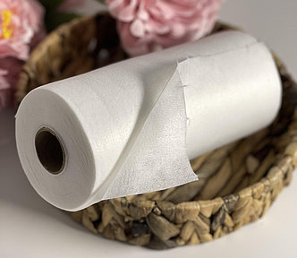 Салфетка спанлейс ЧИСТОВЬЕ белый 20х20 см 100 шт/упк (35 г/м2) РУЛОН, фото 1