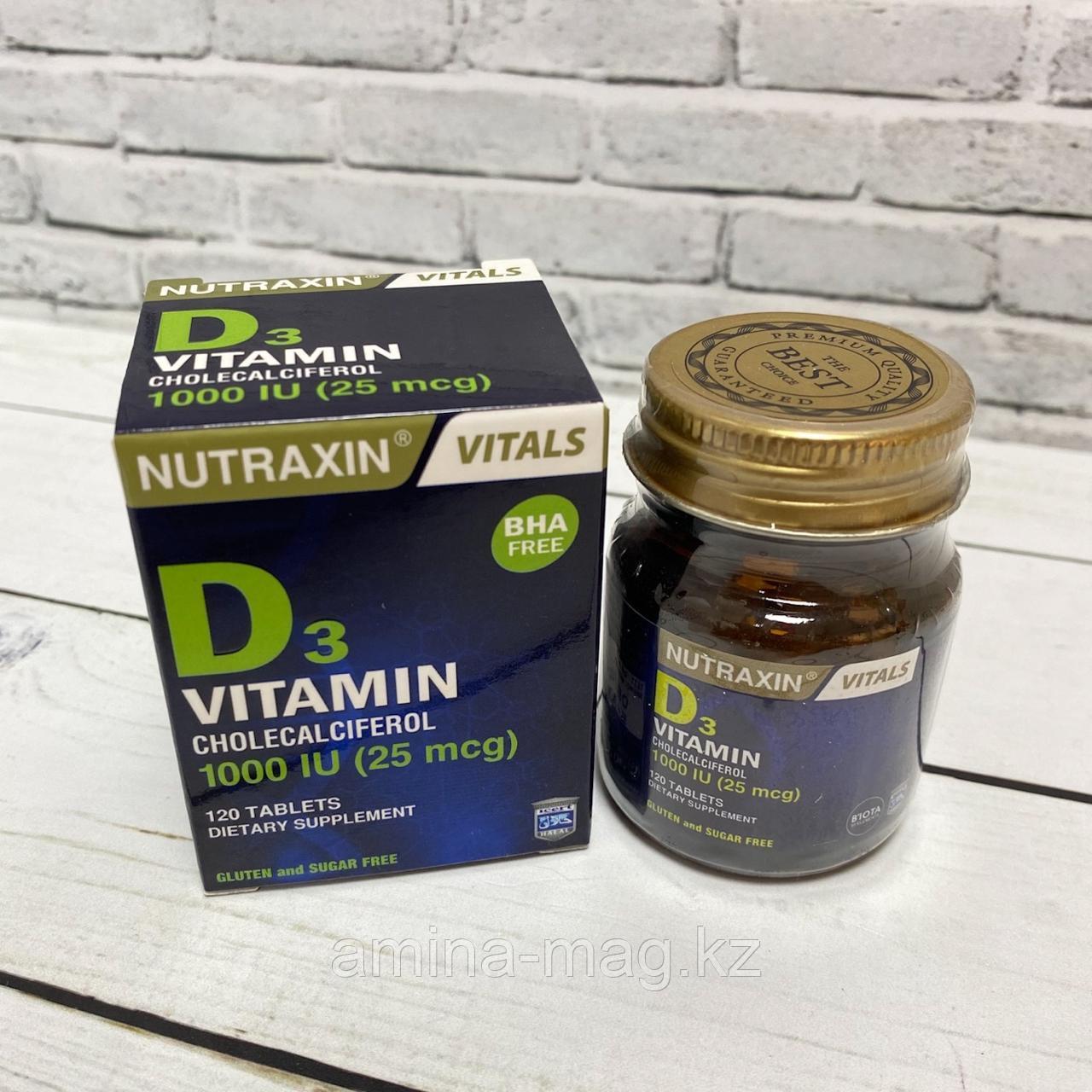 Nutraxin Vitamin D3 1000 IU / Витамин Д3