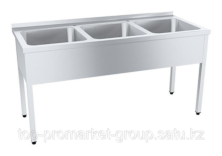 Ванна моечная Пищевые Технологии Профи НТ ВМОцб3-500ПНТ с бортом, фото 1