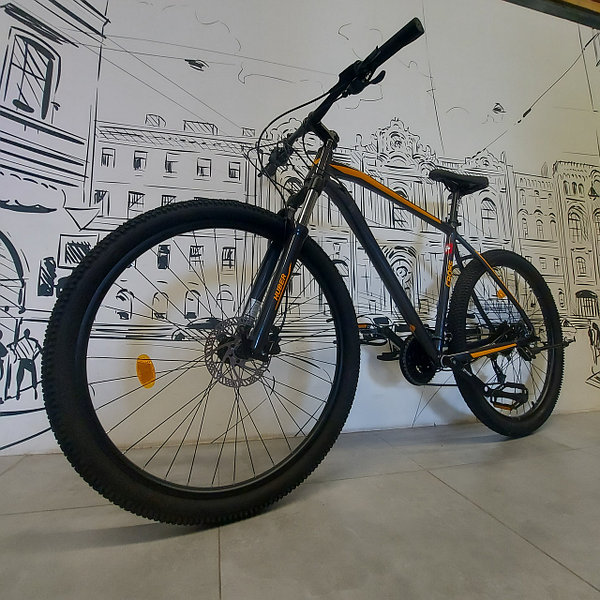 Huber Cross Black Orange 29 21 . Mtb.