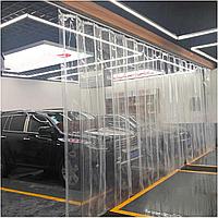 Складная раздвижная штора, занавеска для автомоек, СТО, предприятий на проем 4,5x3 м